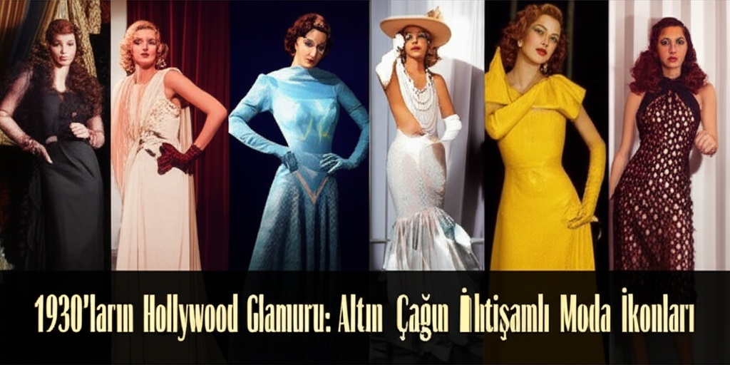 1930’ların Hollywood Glamuru: Altın Çağın İhtişamlı Moda İkonları