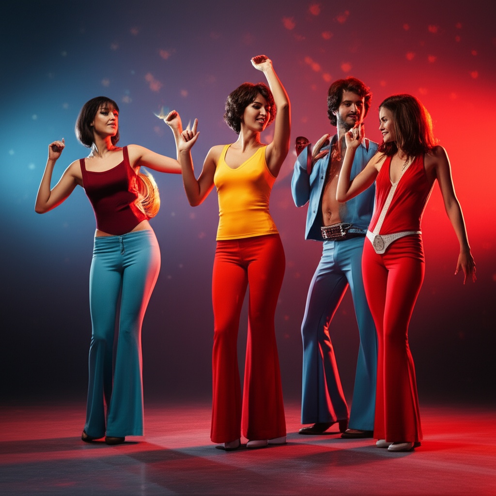 1970’lerin Disco Ateşi: Parlak Renkler ve Geniş Paçaların Dansı