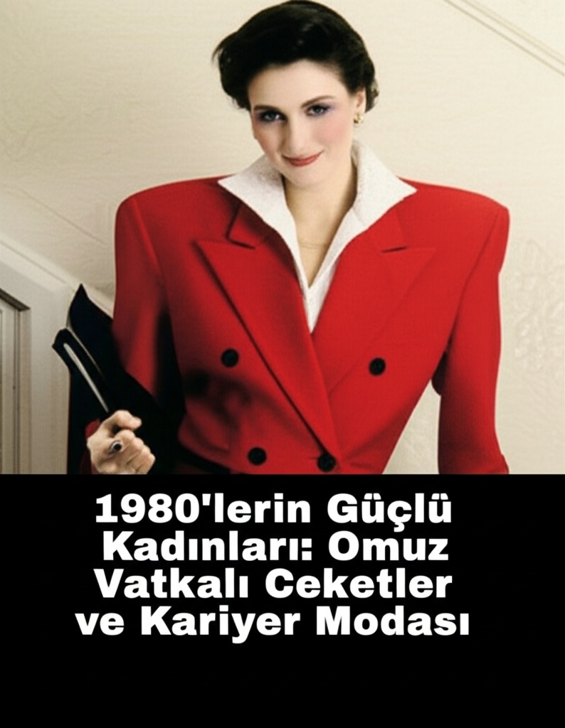 1980’lerin Güçlü Kadınları: Omuz Vatkalı Ceketler ve Kariyer Modası
