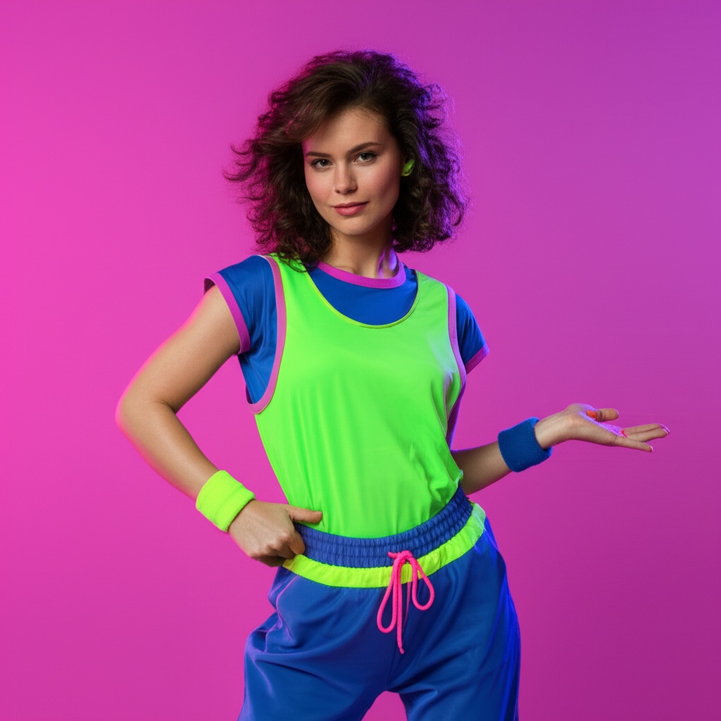 Neon Rüzgarı ve Aerobik Şıklığı: 1980’lerin Enerjik Modası