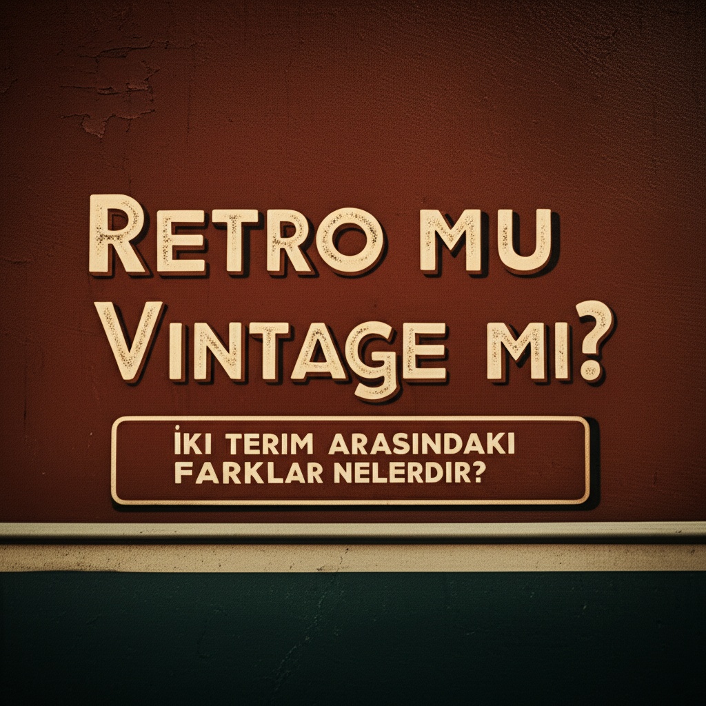 Retro mu Vintage mı? İki Terim Arasındaki Farklar Nelerdir?