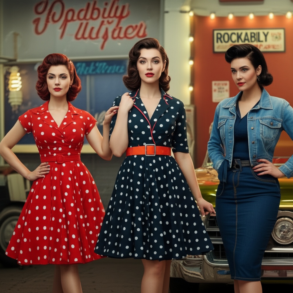 Rockabilly Kraliçeleri: 1950’lerin Asi ve Şık Tarzı