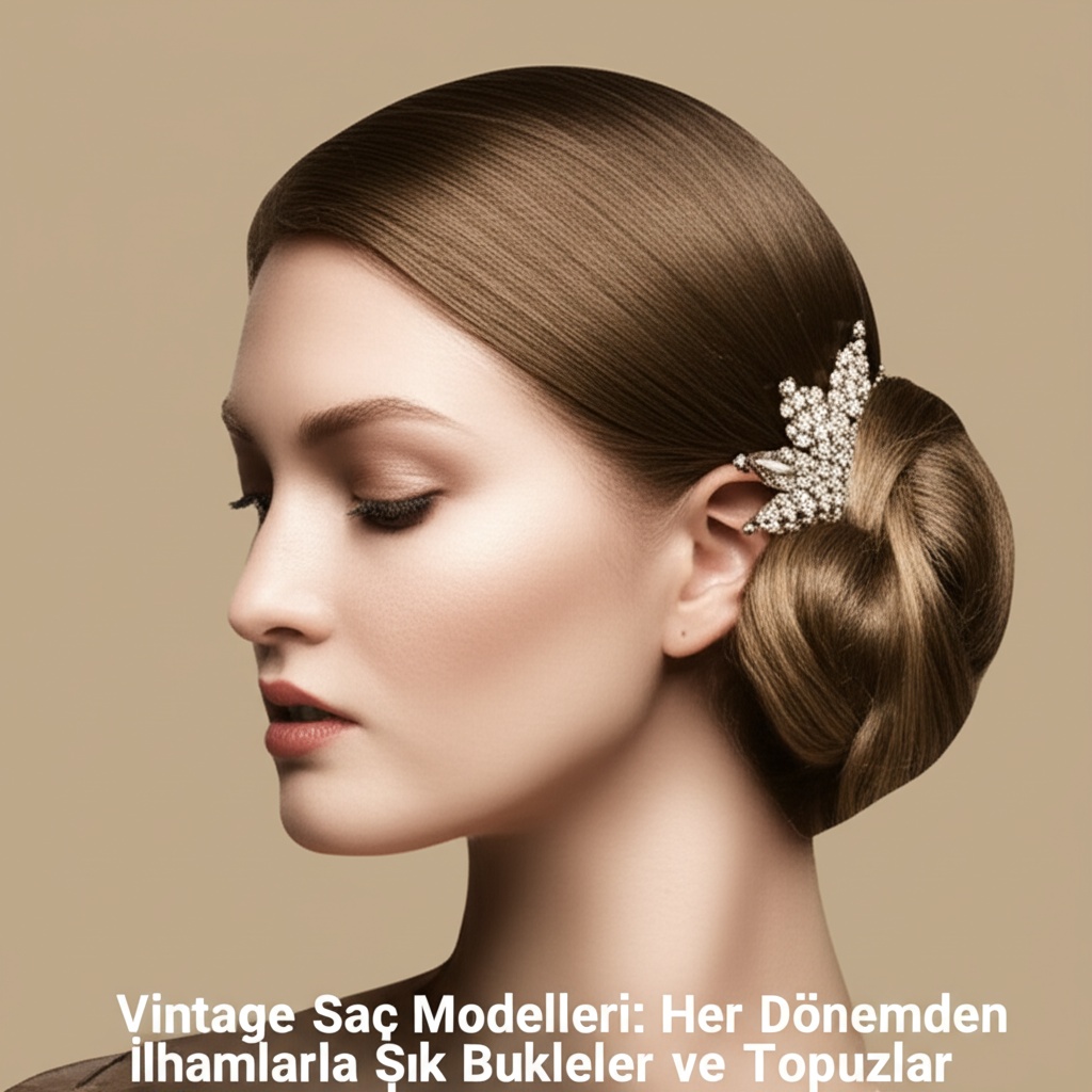 Vintage Saç Modelleri: Her Dönemden İlhamlarla Şık Bukleler ve Topuzlar